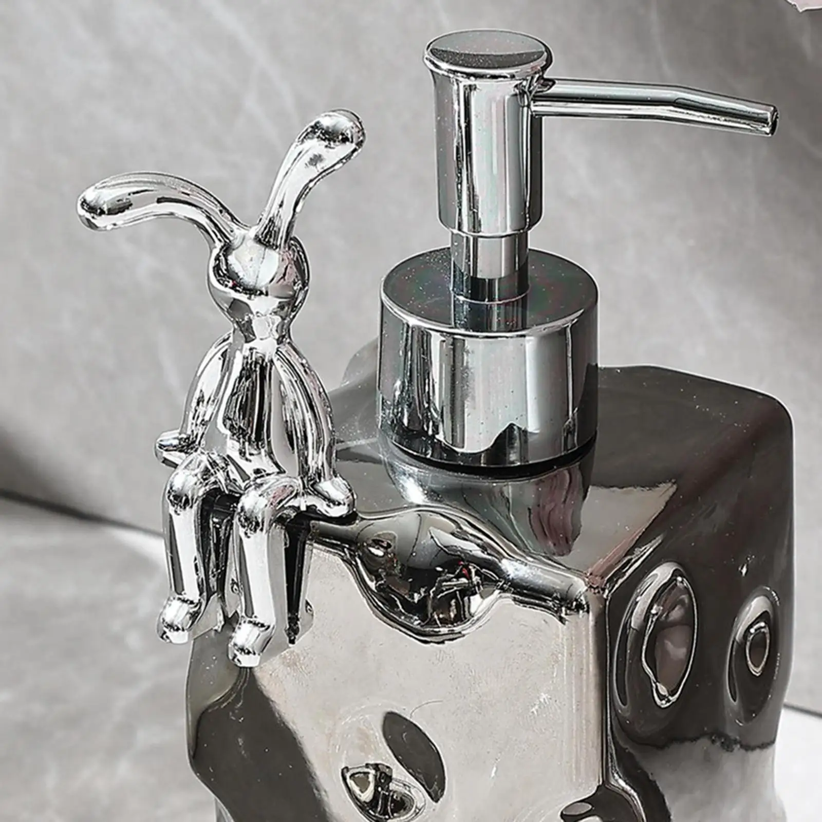Soap Dispenser Leakproof Refillable Hand Soap Liquid Dispenser Mondern Elegant for Kitchen Hotel Home Bathroom Laundry Room 5