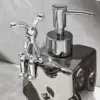 Soap Dispenser Leakproof Refillable Hand Soap Liquid Dispenser Mondern Elegant for Kitchen Hotel Home Bathroom Laundry Room 5