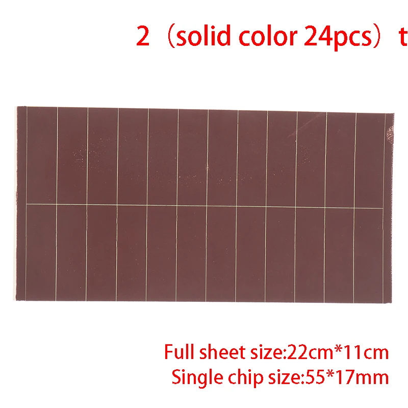 24Pcs Solid Color