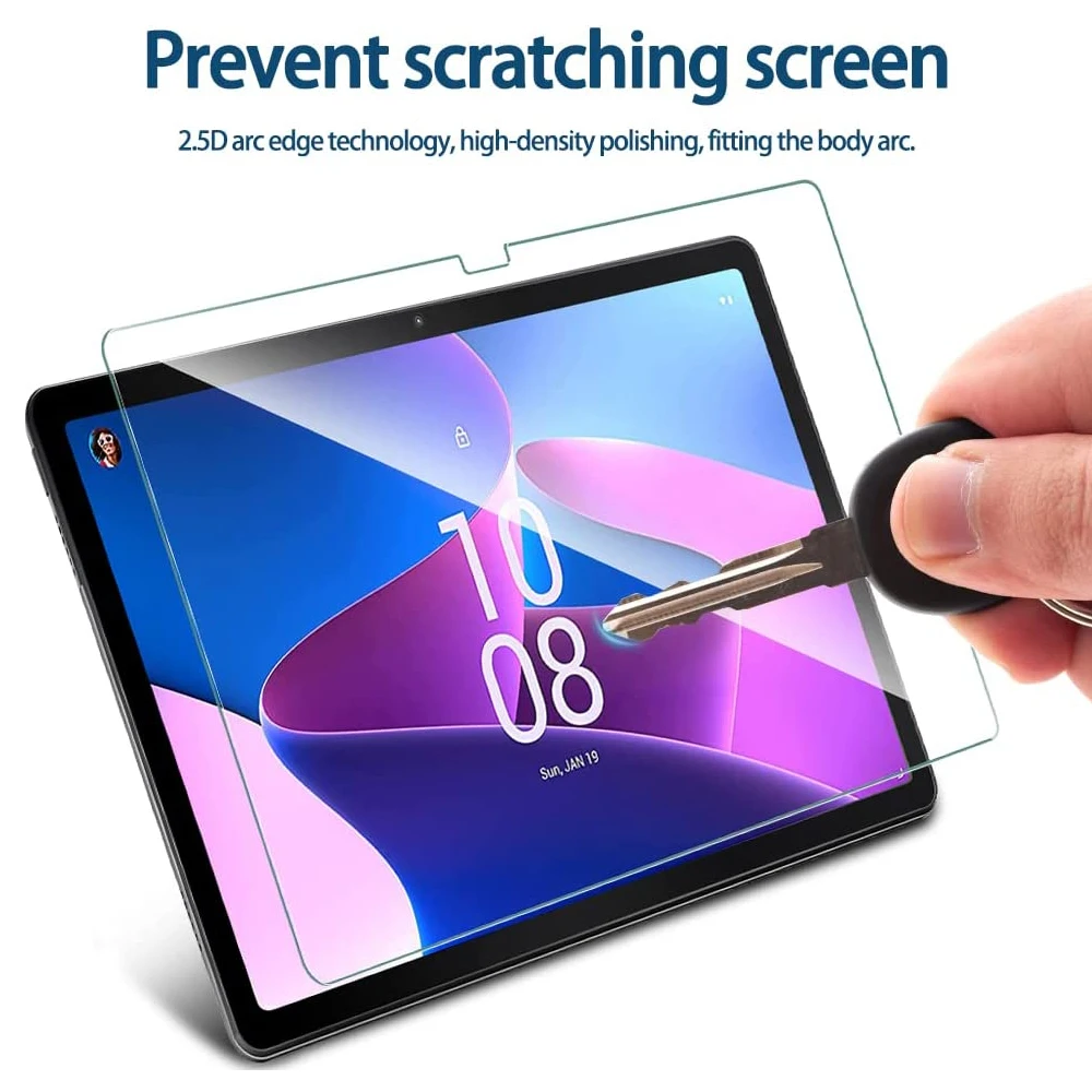 2pcs Screen Protector Tempered Glass For Lenovo Tab M10 Plus 3rd Gen 10.6''  2022 TB-128FU TB-125FU Full Coverage Tablet Film - AliExpress