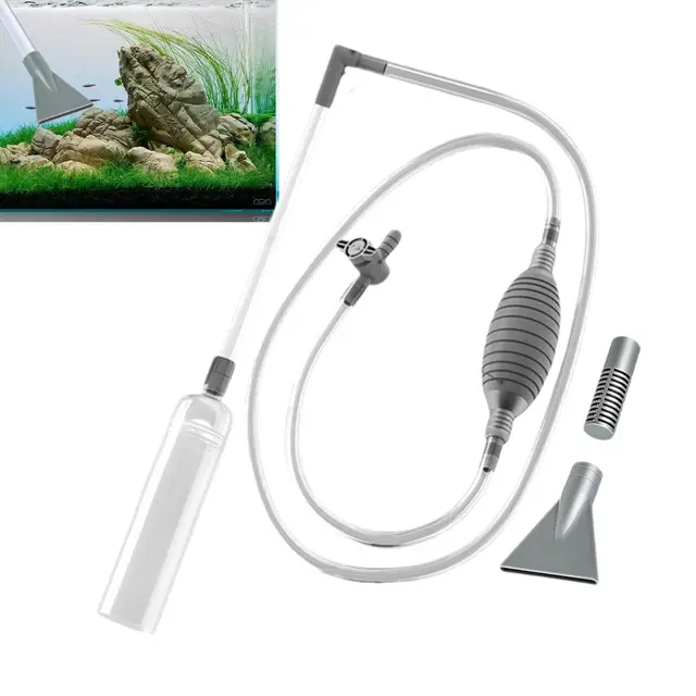 Fish Tank Aquarium Siphon Vacuum Gravel/Sand Washing and Water Change Cleaning Tool Kit with Extension Tube fish tank Fish Tank Aquarium Siphon Vacuum Gravel/Sand Washing and Water Change Cleaning Tool Kit with Extension Tube fish tank