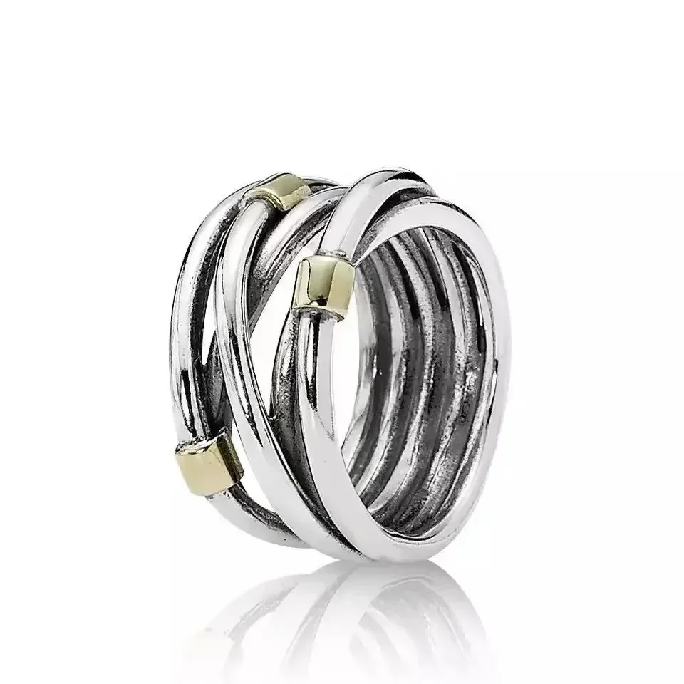 High-Quality Original 100% 925 Sterling Silver pretty Classic Sparkling Ring Personality Jewelry DIY Party Gift Women 2
