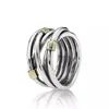 High-Quality Original 100% 925 Sterling Silver pretty Classic Sparkling Ring Personality Jewelry DIY Party Gift Women 2