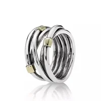 High-Quality Original 100% 925 Sterling Silver pretty Classic Sparkling Ring Personality Jewelry DIY Party Gift Women 2