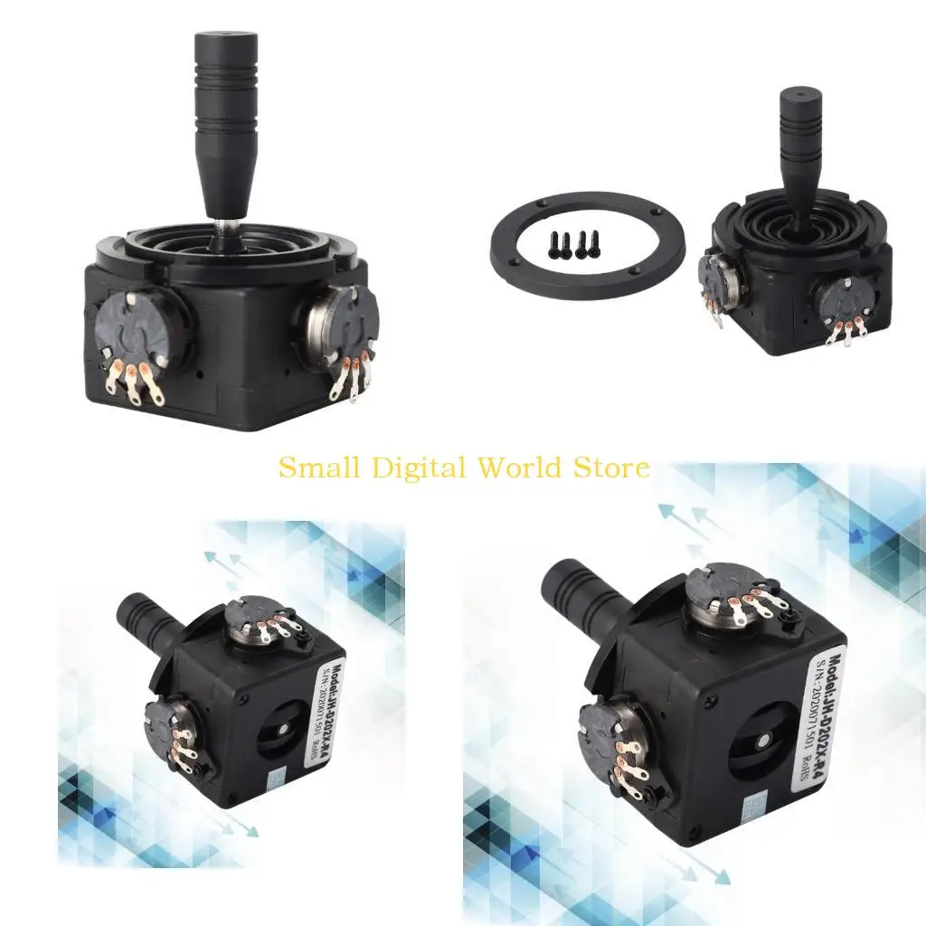 77UB JH-D202X-R4 10K 전기 조이스틱 전위차계 2축 2D 모니터 키보드 공 Joyrode 컨트롤러