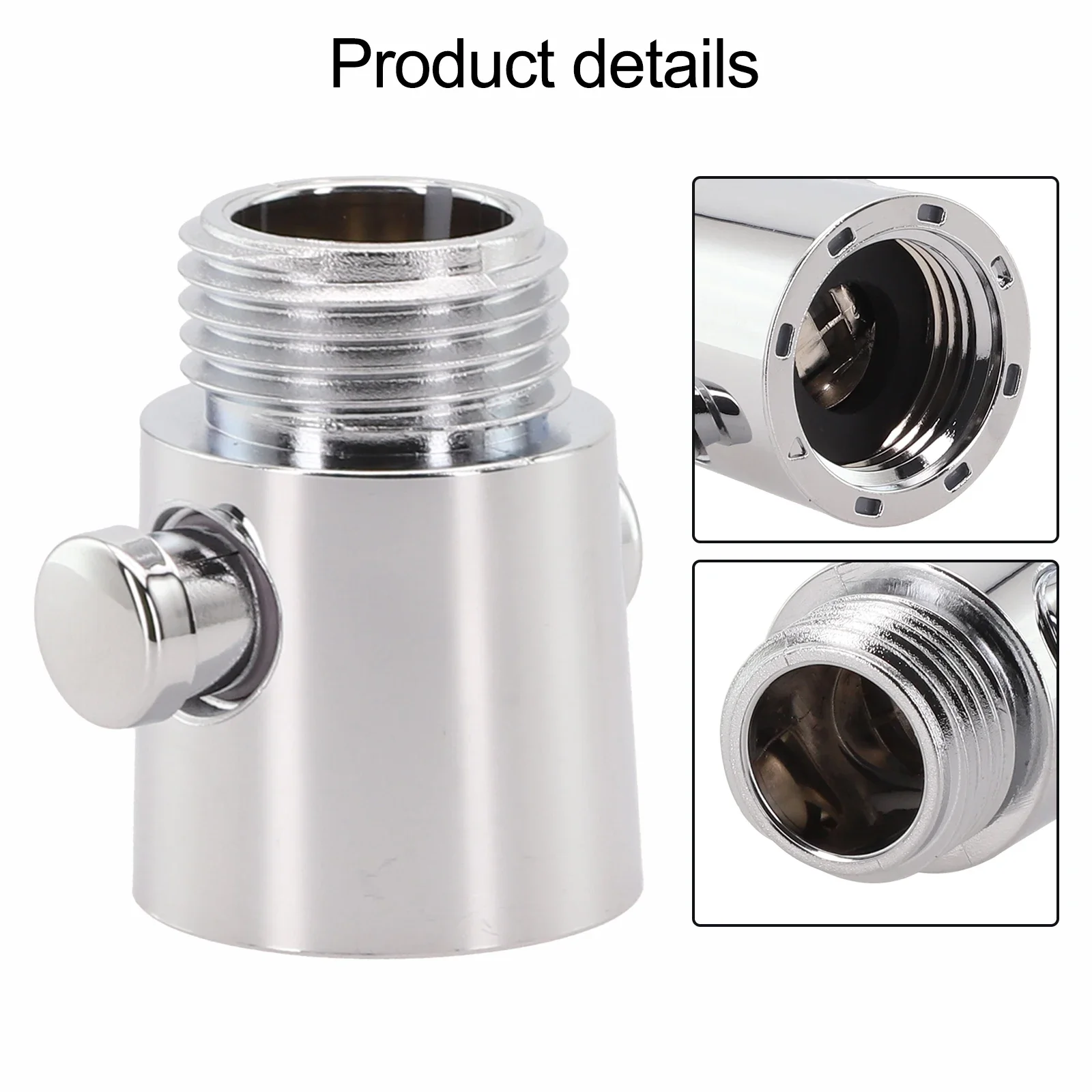 Shower Head Control Switch For Efficient Water Stop Saving Valve Shut Off Valve Handheld Shower Head Hose Attachment shower head diverter valve