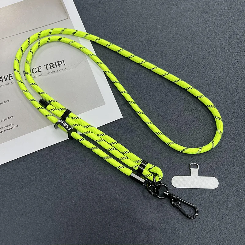 Versatile Crossbody Adjustable Phone Lanyard Strap with Detachable Neck Cord, 150cm