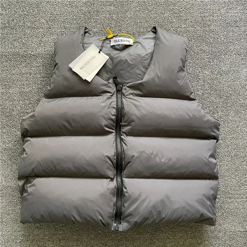 ジャケット・アウター Cole Buxton Down Quilted Vest Cole Buxton Men's Down Quilted Vest in Black Cole Buxton