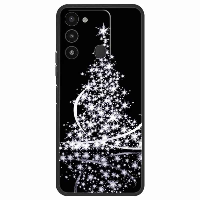 Holiday Edition Silicone Soft TPU Phone Cover - Festive Design Case