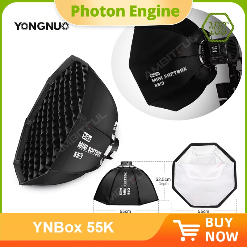 YONGNUO 55cm Bowens 마운트 소프트박스 YNBox 55K 미니 소프트..