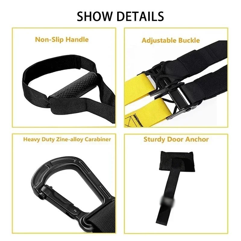 Adjustable Suspension Training Straps 3