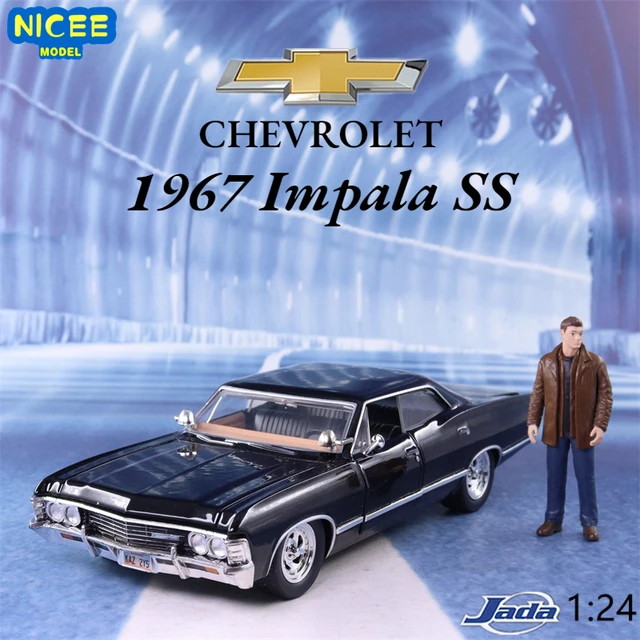 Supernatural Merch 1967 Chevy Impala Four Door Supernatural Black