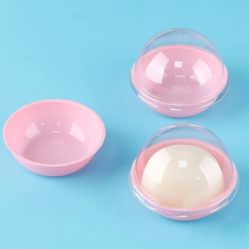 50 Stück Muffinboxen Mit Kuppel – Transparent, Weiß, 6,5x6,5x5 Cm, Für Cupcakes & Gebäck