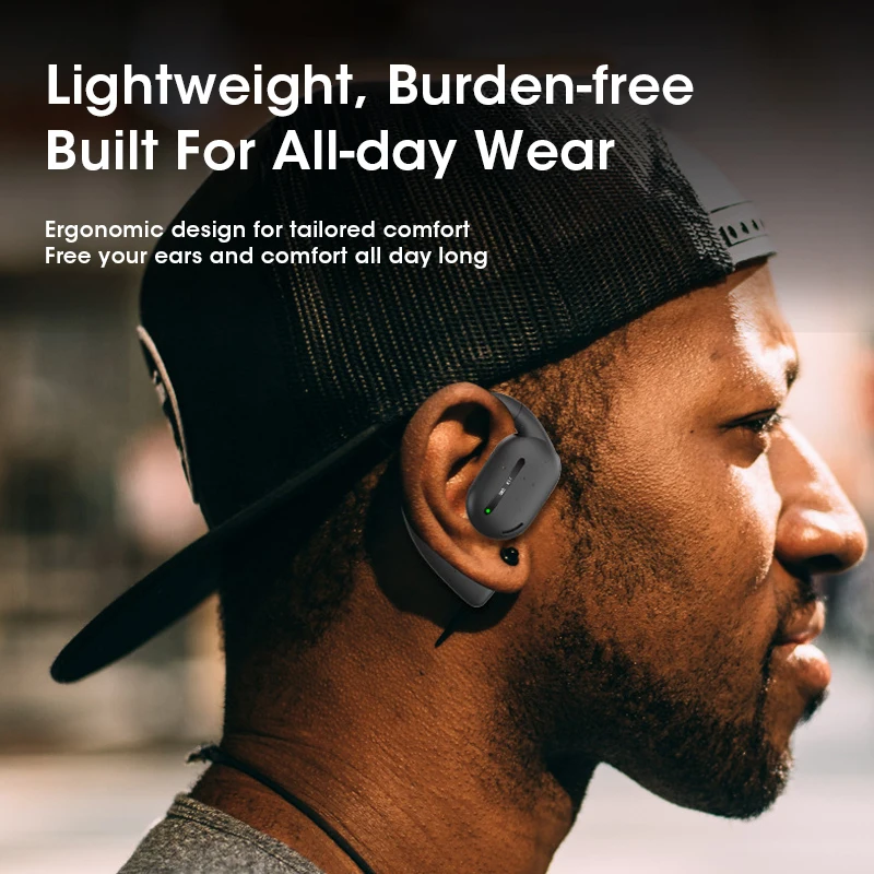 2025new OWS Bluetooth 5.3 Earbuds Wireless Led Display HIFI stereo binaural hanging ear Super Long Battery Life sports Earphones