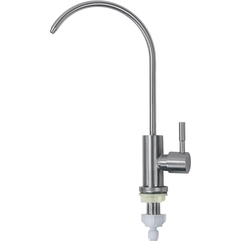 Straight Drinking Faucet Home Kitchen Water Purifier Accessories 304 Stainless Steel Pure Water Machine Faucet 7 layer 0 1μm drinking water faucet purifier tap filter stainless steel ceramic activated carbon kdf cartridge kitchen bathroom