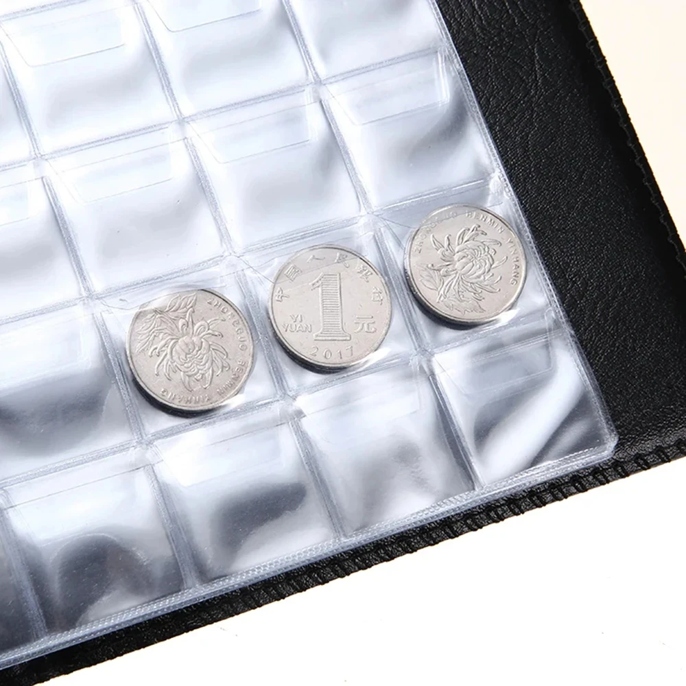 Albu per raccolta onete 120 tasche - 3x3c / 1.2x1.2 pollici Albu per raccolta onete 120 tasche - 3x3c / 1.2x1.2 pollici