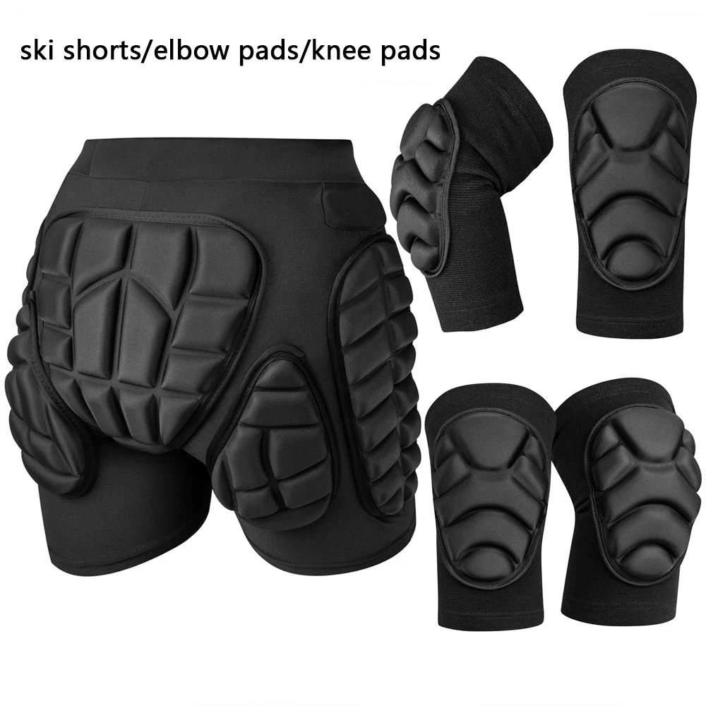Ski Shorts Skating Hip Protector Skiing Snowboard Shorts Protective Gear Sport MTB Cycling Motocross Hip Knee Elbow Paddeds