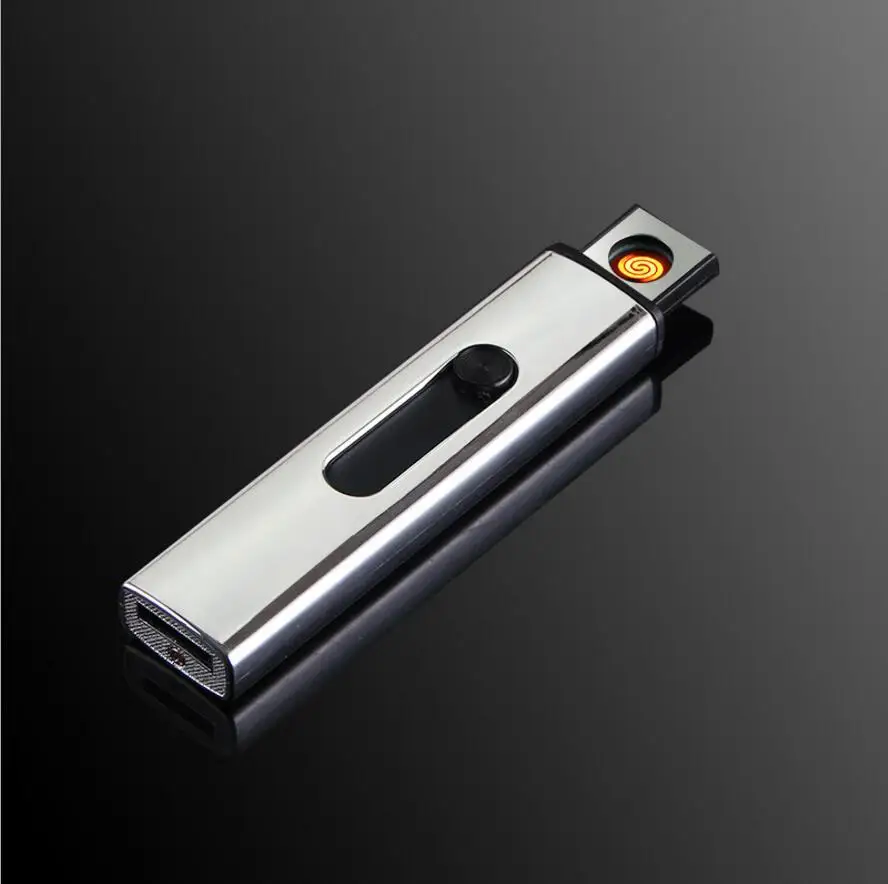 

Tungsten Wire Electric Lighter USB Rechargeable Portable Lighter Windproof Outdoor Multicolor Men Gift Smoking Accessories