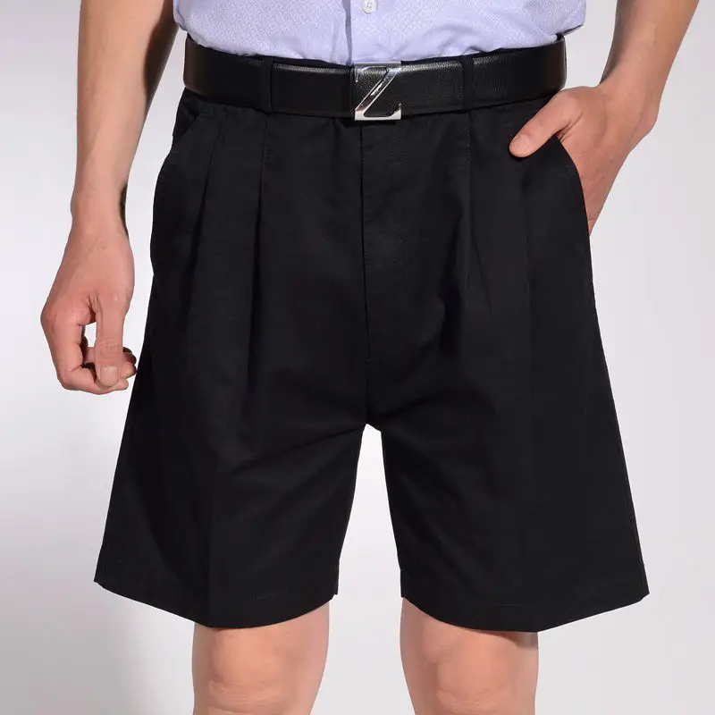 Summer Casual Suit Shorts Men 2024 New Cotton High Quality Korean Fashion Men's Short Pants Male Clothing Homme 29-42 X90
