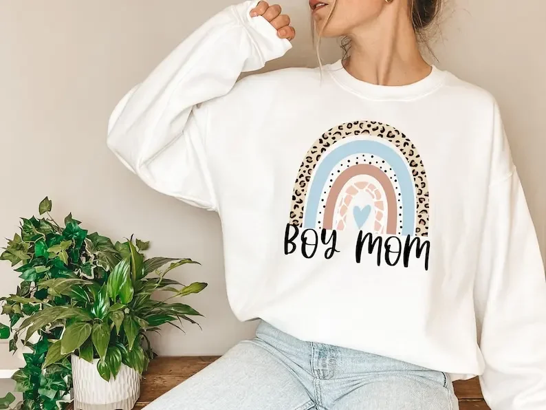 Street women's sweatshirt autumn long-sleeved hoodie Harajuku rainbow hoodie printed sweatshirt women