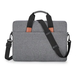 Waterproof Portable Laptop Sleeve Bag - Stylish Travel Carrying Case - 14 - 14.6 Inch (GRAY)