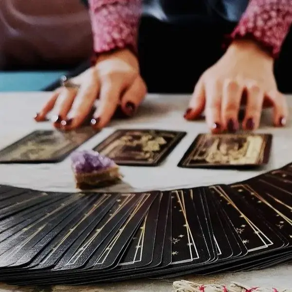 12x7cm The Lucine Divination Tarot Midnight Tarot Cards for