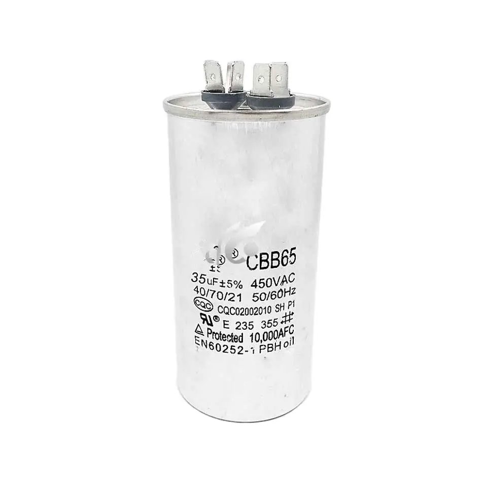 1pc new for Air conditioning capacitor CBB65A-1 CBB65 CBB65A 450VAC 20UF 30UF 35UF 50UF 650UF 80UF 70UF part