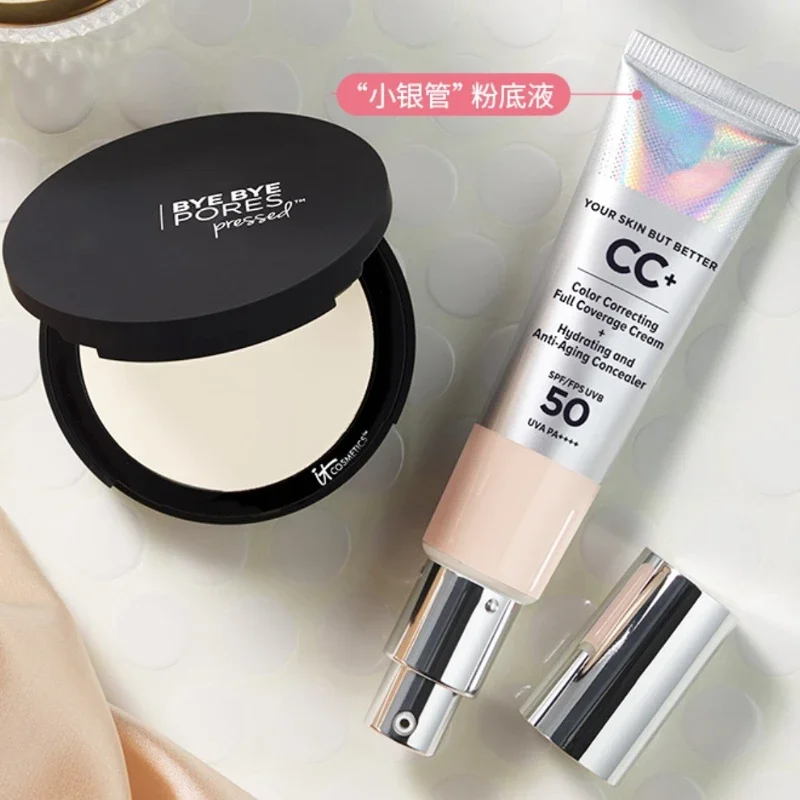 

32ml CC Concealer Full Cover Base Liquid Foundation SPF50 Brightening Cream Full Cover Liquid Base Make Up Bb Cream POWDER