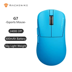 High - Performance RGB Gaming Mouse - Precision Wireless/Wired Connectivity, Lightweight Design, and Customizable DPI (Blue)