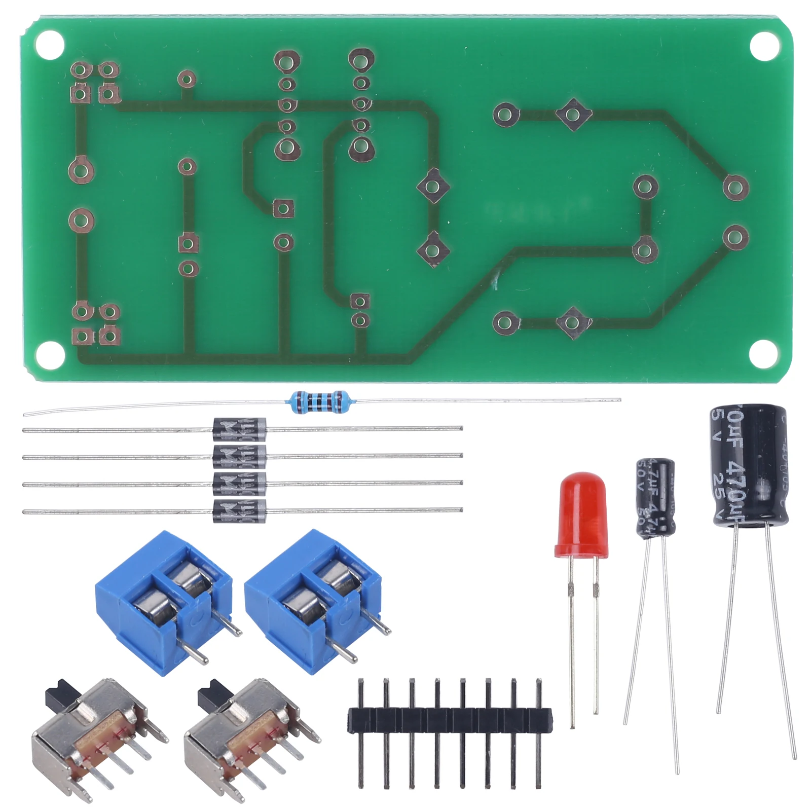 DIY Electronic Kit Single-phase Rectifier Filter Circuit PCB Board Component Soldering Project Practice Electric Science Suite