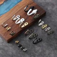 1/5PC Mini Hook Alloy Single Hanging Hand Ornament Small Hook Sample Hook Retro Modern Hooks 1