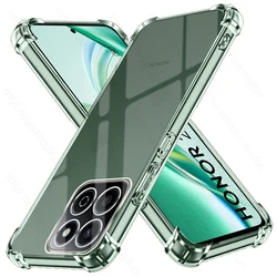 Ultra-Thin Shockproof TPU Clear Case with Camera Protection for Honor Smart 200 (Transparent)