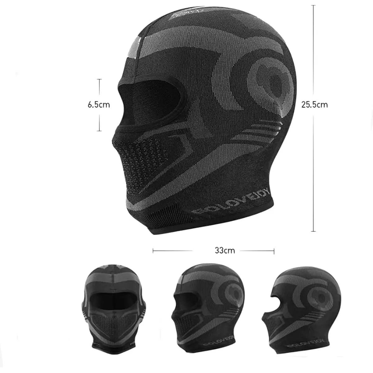 Ski Mask Balaclava Winter Full Face Mask for Men Women Cold Weather Wind Protection Gear for Skiing Snowboarding Ride Running