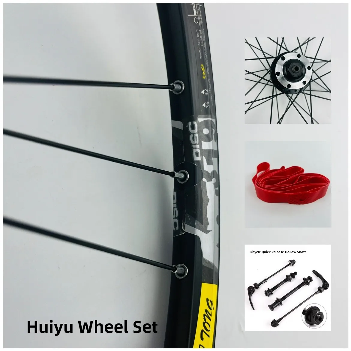 Mountain Bike Wheel Set 24 Inch 26 Inch 27.5 Inch 29 Inch Disc Brake Aluminum Freehub Spinner Fly Bike Riding Equipment Parts