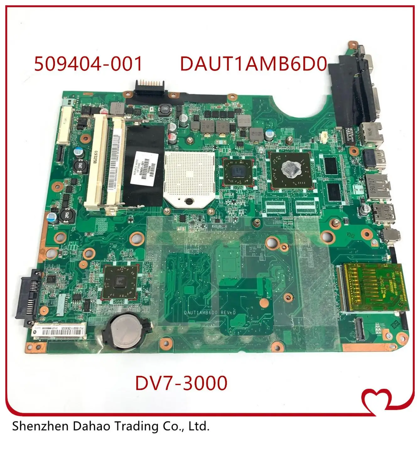 

509404-001 DAUT1AMB6D0 для HP Pavilion DV7 DV7-3000 материнская плата 100% протестирована ОК