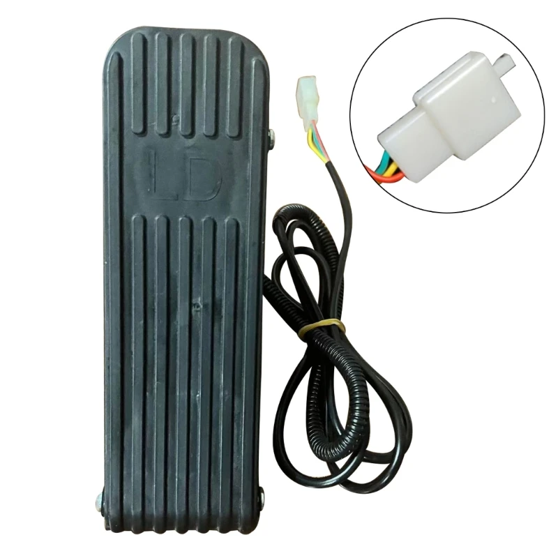 New Upgraded ATV Foot Pedal Electric Motorcycles Foot Brake Pedal Black Plastic ATV Throttle Speed Control