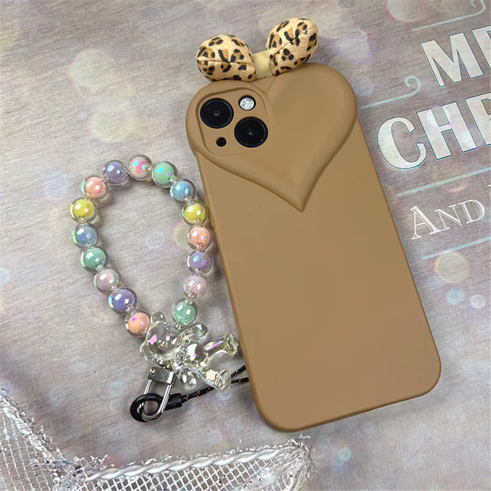 Mobile Phone Straps DIY Handmade Beads Colorful For Phone Case Foriphone Key Chain Camera USB Holder Key Chain Lanya