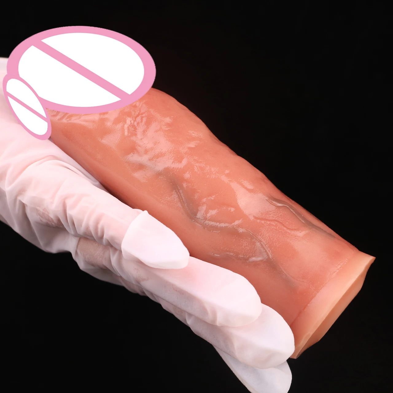 FRRK Skin Feeling Strap Realistic Didlo On Chastity Cage Device With Urethral Catheter Negative пояс верности Male Sex Toy sex toys