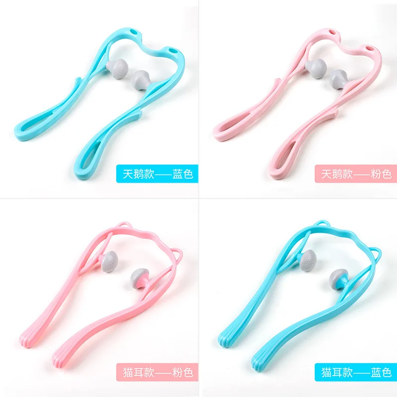 

Deep Massage Dropshipping Manual Muscle Pain Relief Neck Massage Therapy Neck and Shoulder Dual Trigger Point Roller Self- Tool