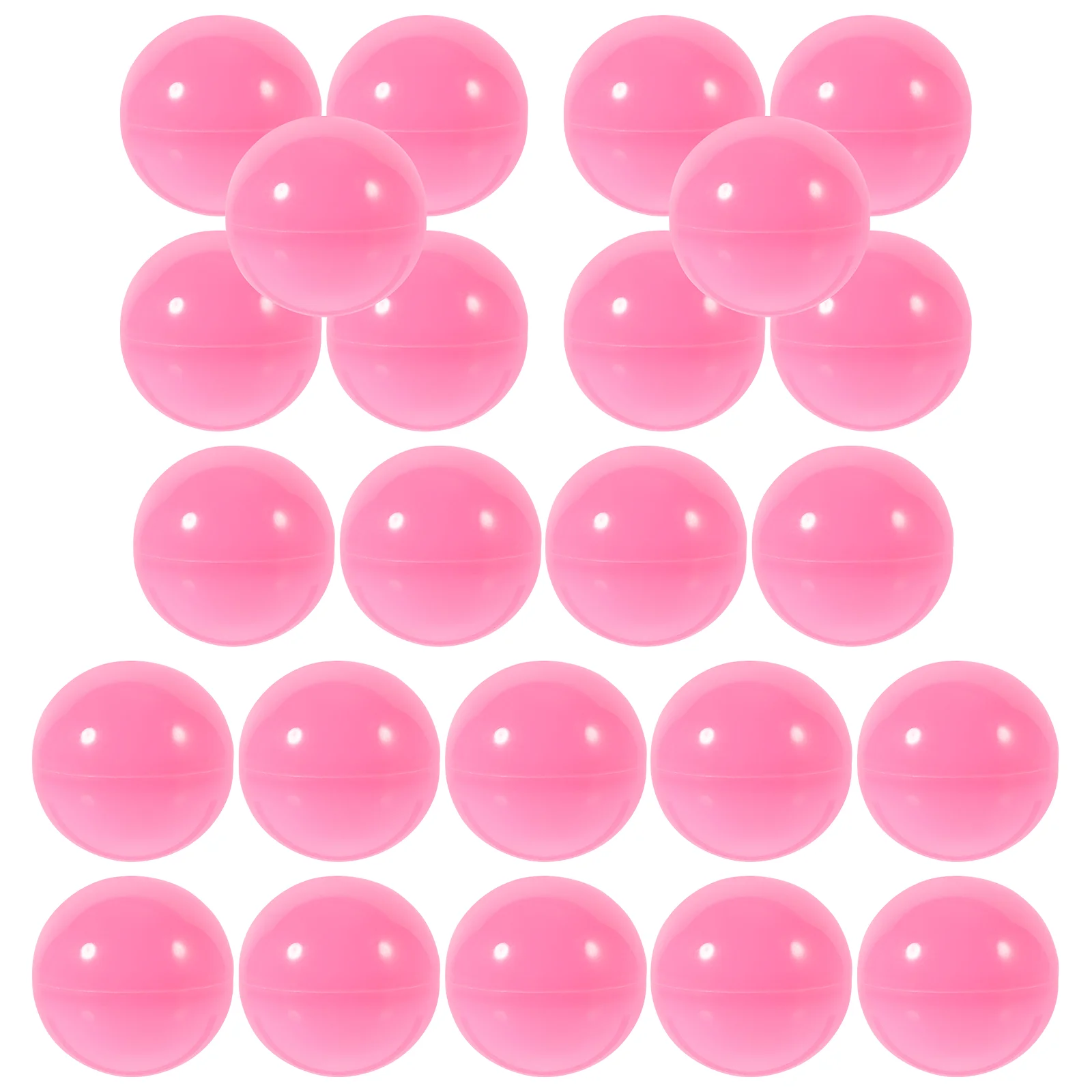 

Lottery Ball Raffle Bingo Plastic Hollow Capsules Vending Containers Surprise Box Party Pink