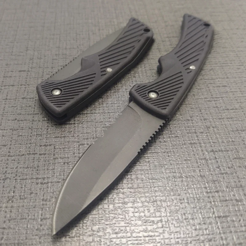 

20pcs/lot, 145MM Hunting Knives Folding Blade Knife Serrated Survival Knife Camping Pocket Knife Ourdoor EDC Tools with Box