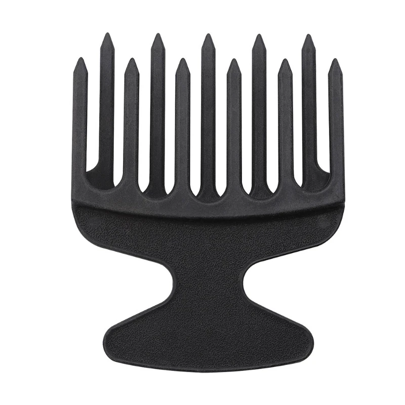 Plastica Largo Dente Afro Capelli Pick Pettine Districante Parrucca Treccia Spazzola Per Capelli Olio Per Testa Forcella
