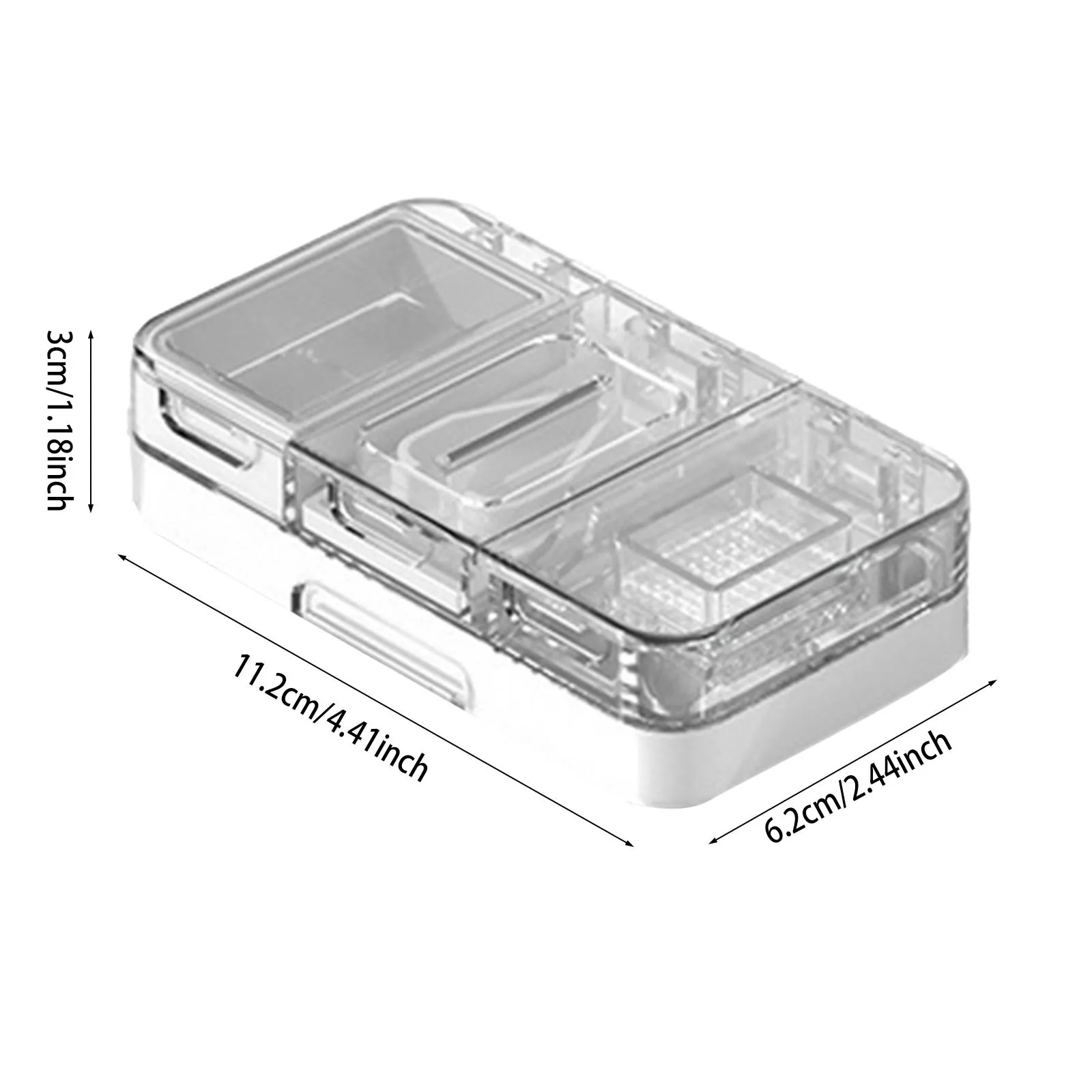 for Pantry Storage Dispenser Grinder Portable Dispenser One Two Containers for Organizing Bathroom