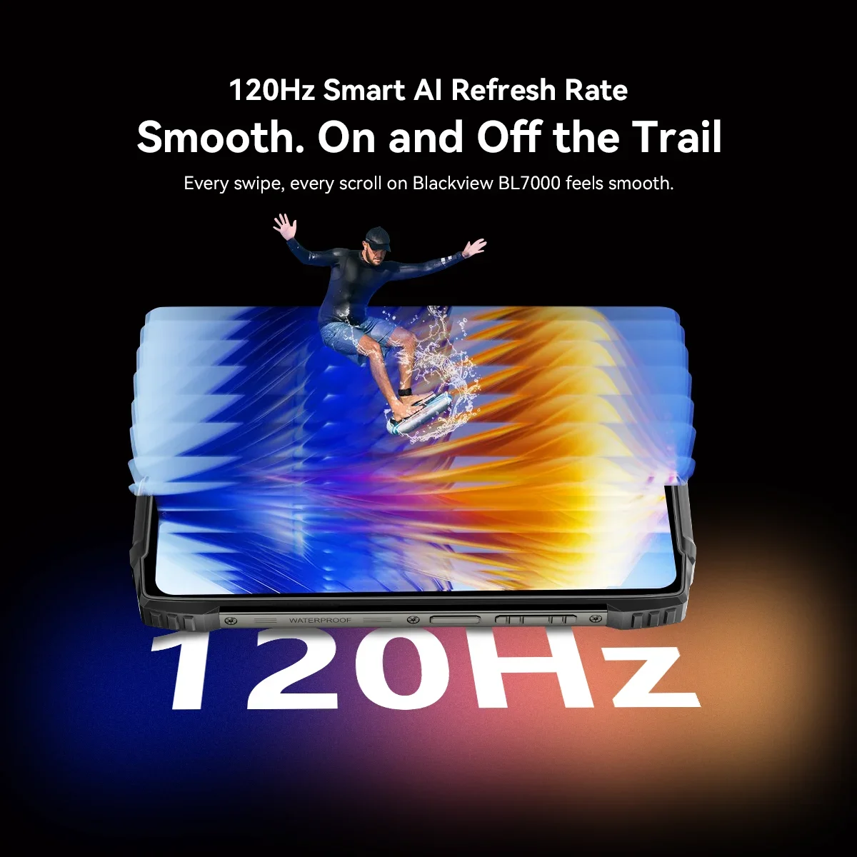 OSCAL Blackview BL7000 Rugged Smartphone, 6.78" HD+2.4K Display MTK 6300, 24(8+16)GB 256GB, 7500Amh Cerllphone 5G AI Android 15