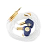 New QoA Gimlet In Ear Earphones 10mm LCP Dynamic Driver 4-core OFC Silver Plated IEM Monitor HiFi Headphone Cable Headest Kinera 3