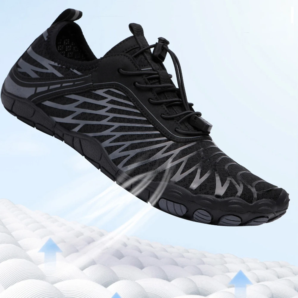 Mens Womens Barefoot Water Shoes Aqua Swim Shoes With Vibram