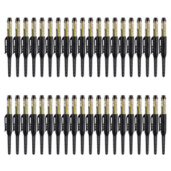 Deep Hole Marker Pens - Long Nib Head, Waterproof, 45mm, Multicolor, 4 - 40pcs, (Black 40pcs)