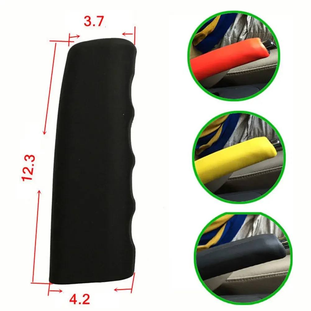 Universal Car Auto Manual Silicone Shift Gear Head Knob Cover Handbrake Hand Brake Covers Sleeve Case Skin Protector Car Styling