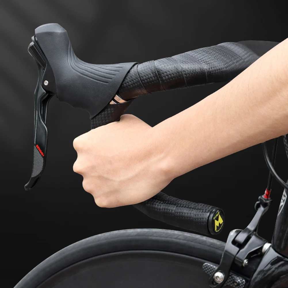 MUQZI PU EVA Handlebar Tape Anti-Slip Damping Road Bike Handle Belt Wraps Sweat Absorption Quick-drying Enhance Bike Grip