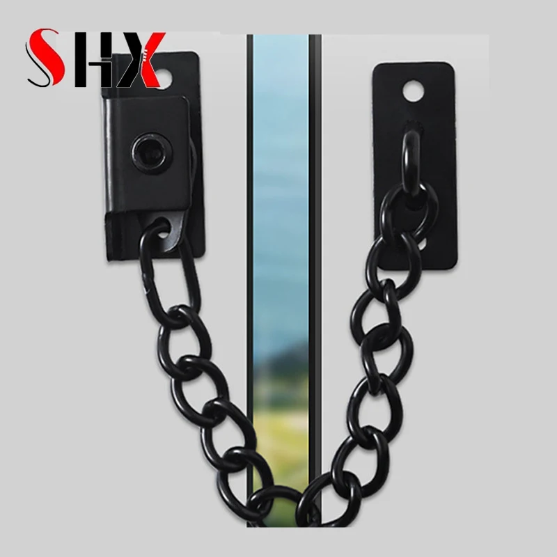 StainlessSteelWindowLockChildrensSafetyChainExtrapolatedChain